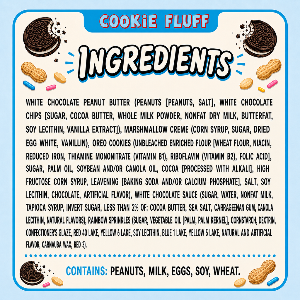 Cookie Fluff Dessert Peanut Butter