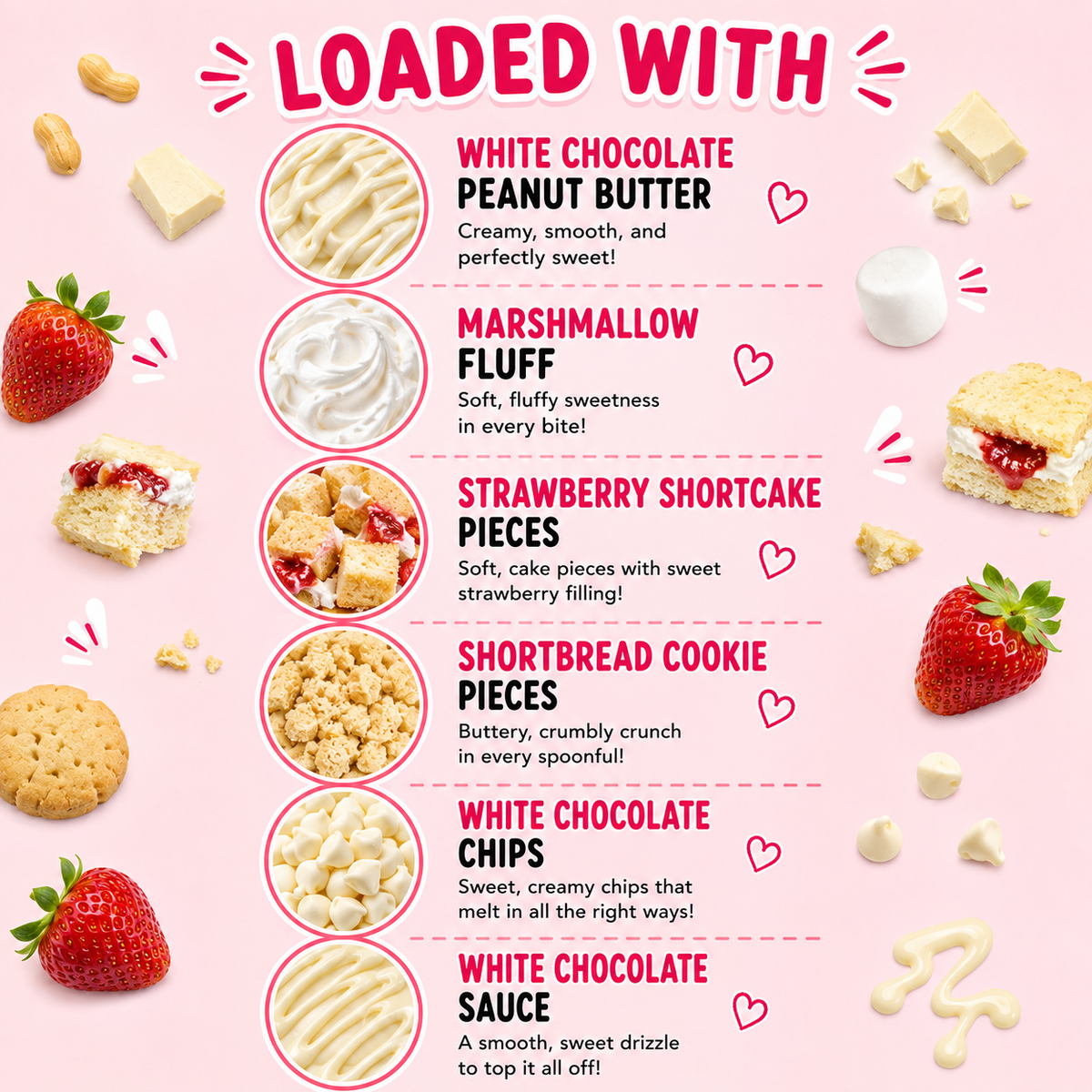 Strawberry Shortcake Dessert Peanut Butter