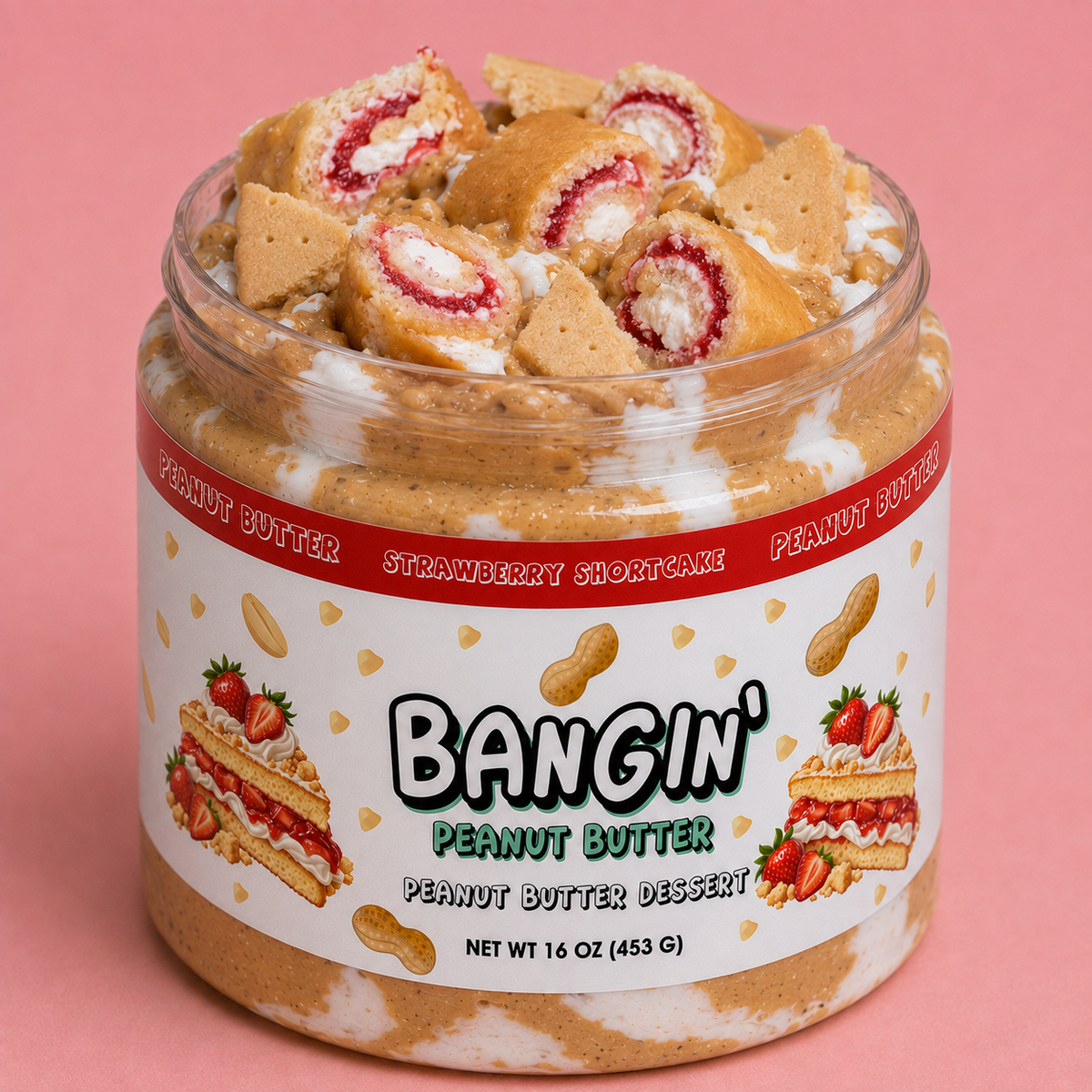 Strawberry Shortcake Dessert Peanut Butter